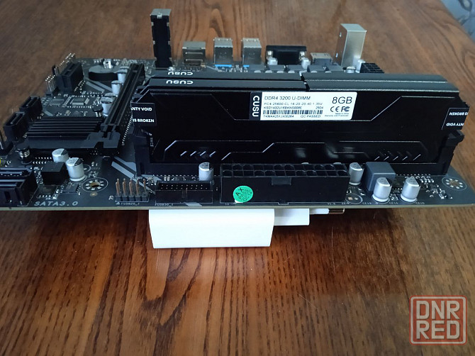 Комплект AM4 B450M + R5 2600 + ddr4 2шт по 8 гб 3200 mhz Луганск - изображение 3