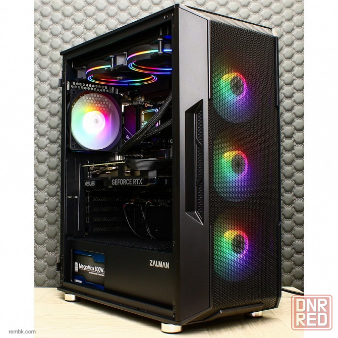 Игровой компьютер Byte-Platfrom | Intel Core i5-13600KF (14ядер/20потоков) | ZALMAN 800W | Wi-Fi | SSD 1TB NVME | 32Gb DDR5 | RTX4070 12GB | Windows 1 Макеевка - изображение 1