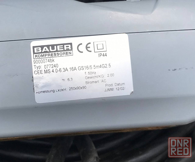Компрессор BAUER PE100-TE-F02 Донецк - изображение 7