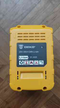 Аккумулятор DEKO (тип BL1840B), Li-ion, 20В, 4.0А*ч Донецк