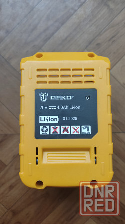 Аккумулятор DEKO (тип BL1840B), Li-ion, 20В, 4.0А*ч Донецк - изображение 5