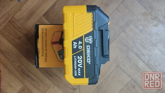 Аккумулятор DEKO (тип BL1840B), Li-ion, 20В, 4.0А*ч Донецк - изображение 2