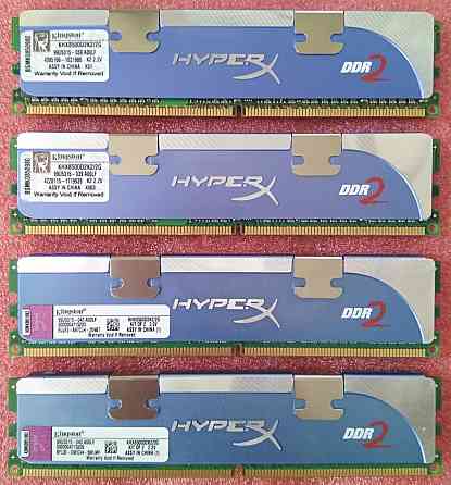 DDR2 4Gb 1066MHz (PC2-8500) Kingston - KHX8500D2K2/2G - DDR2 1Gb+1Gb+1Gb+1Gb 1066MHz - PC2-8500 CL5 Донецк