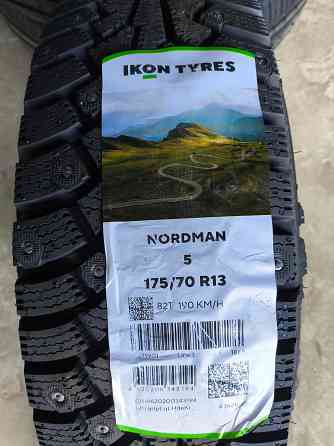 Продам зимние шипованные шины 175/70 R13 Ikon Nordman 5---- 4 450 руб/шт Донецк