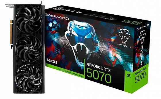 Видеокарта NVIDIA GeForce RTX 5070 (12GB GDDR7) Gainward Python III Донецк