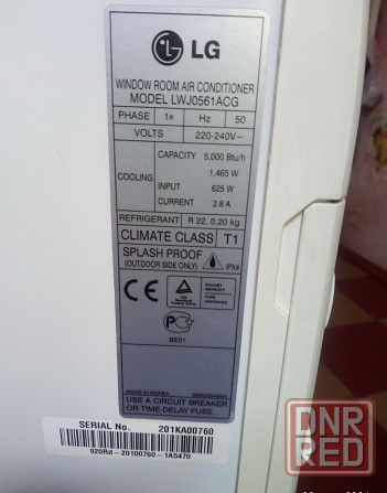 Продам кондиционер оконный LG LWJ0561ACG Мариуполь - изображение 2