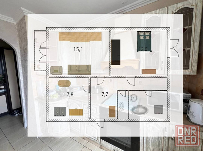 Продажа 2х-комнатной квартиры в центральном районе Мариуполь - изображение 10