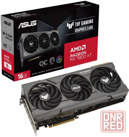 Видеокарта ASUS TUF Gaming Radeon RX 7800 XT OC Edition 16GB Донецк - изображение 1