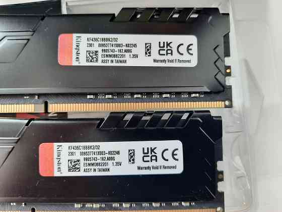 DDR4 Kingston fury 2x16 гб Донецк