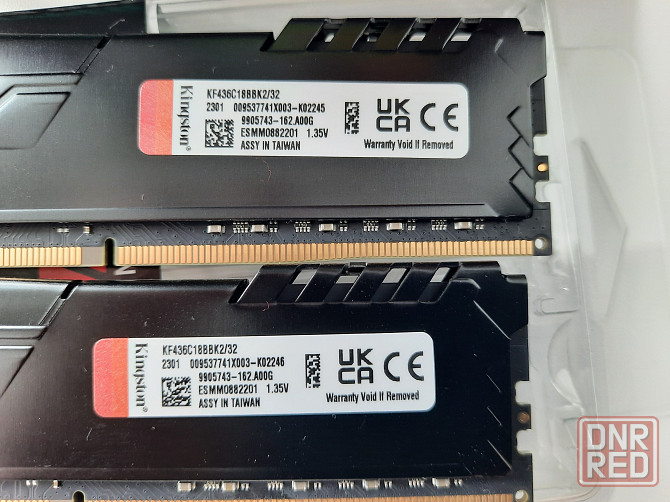 DDR4 Kingston fury 2x16 гб Донецк - изображение 3
