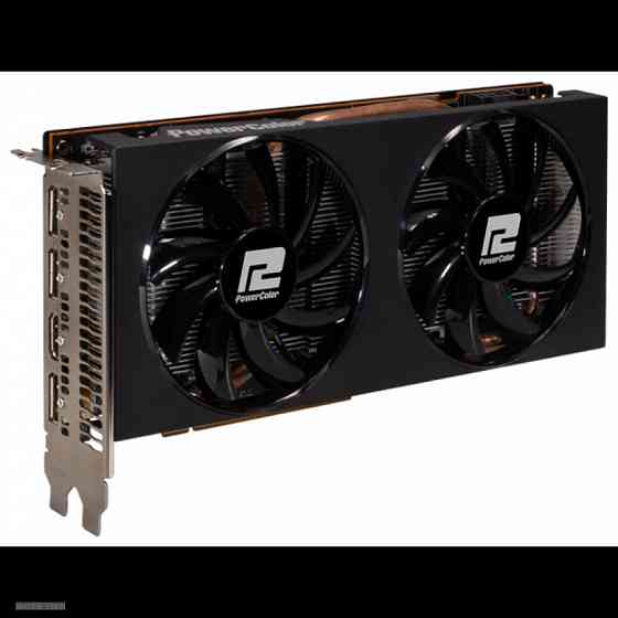 видеокарта powercolor radeon rx 5600 xt 6gb gddr6-14 (axrx 5600 xt 6gbd6-3dhv2/oc) б/у в макеевке днр Донецк