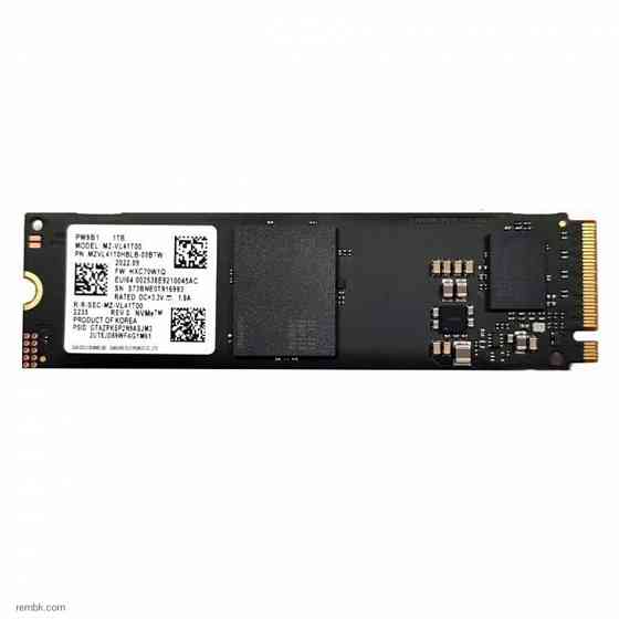 Твердотельный накопитель ssd m.2 nvme samsung 1tb, pm9b1, m.2 2280, nvme, pcie 4.0 x4 mzvl41t0hblb-00b07 | Гарантия Донецк