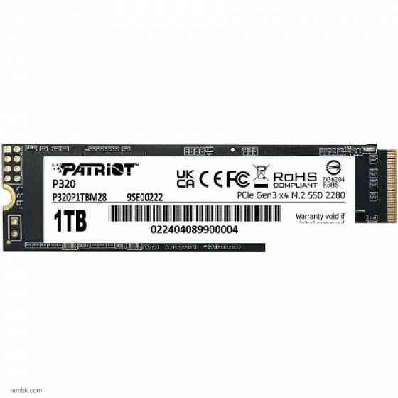 Твердотельный накопитель ssd patriot p320 1tb p320p1tbm28, m.2 2280, pci express 3.0 x4 по доступной цене в макеевке днр | Гарантия Донецк