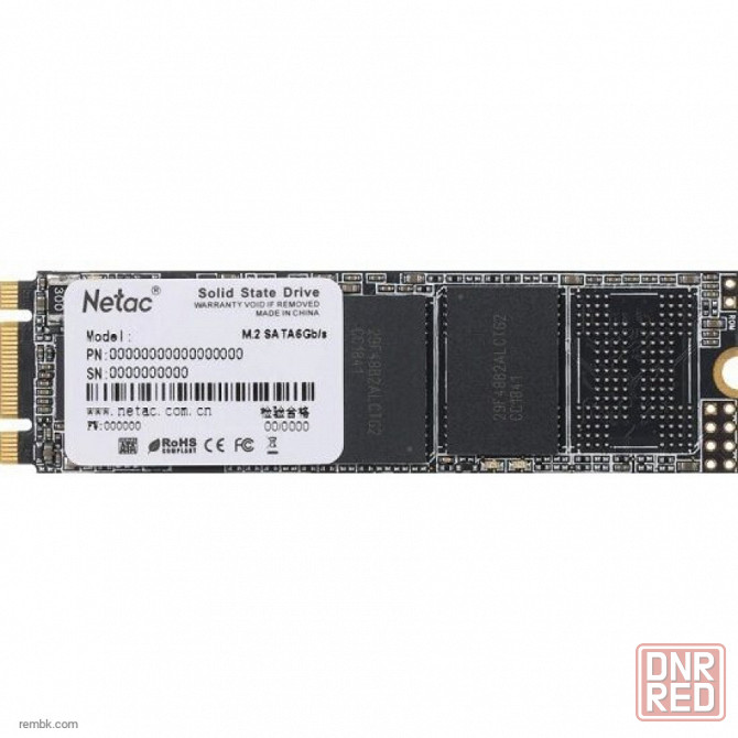 Твердотельный накопитель ssd m.2 sata netac 2tb sata (nt01n535n-002t-n8x) | Гарантия Донецк - изображение 1