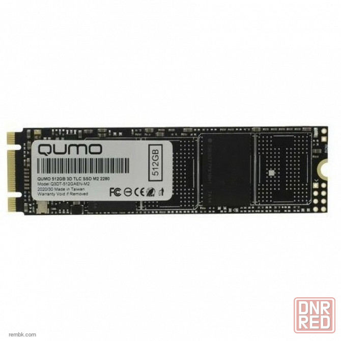 Твердотельный накопитель ssd m.2 sata qumo novation (q3dt-512gaen-m2) 512гб | Гарантия Донецк - изображение 1