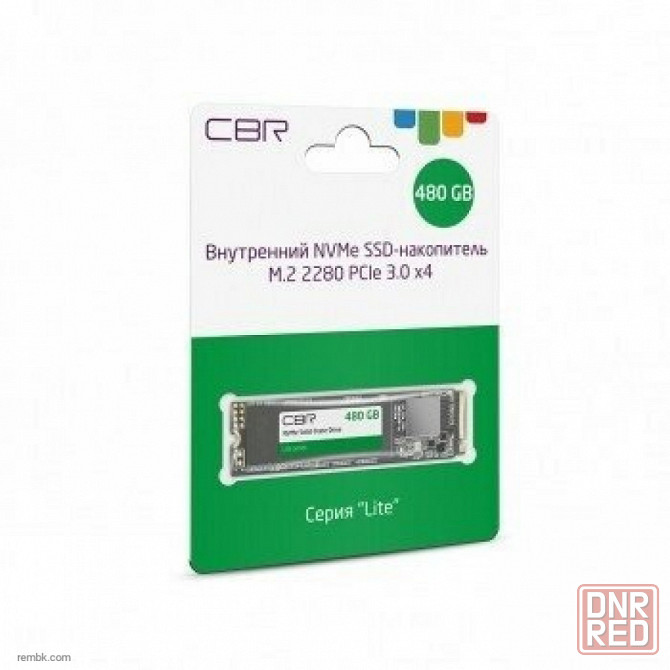 Внутренний ssd-накопитель cbr 480 gb ssd-480gb-m.2-lt22 | Гарантия Донецк - изображение 1