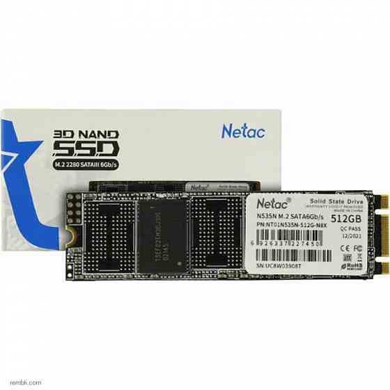 Твердотельный накопитель ssd m.2 sata netac n535n (nt01n535n-512g-n8x) 512гб в макеевке днр | Гарантия Донецк