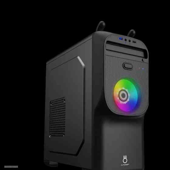 Корпус mini-tower zircon cute rabbit micro-atx/mini-itx, без бп, черный в макеевке днр | Гарантия Донецк