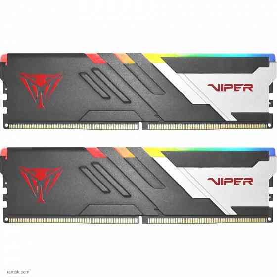 Оперативная память dimm patriot ddr5 2x32gb 5600mhz pvvr564g560c40k viper venom rgb rtl gaming pc5-44800 cl40 dimm 288-pin 1.35в kit с радиатором | Га Донецк