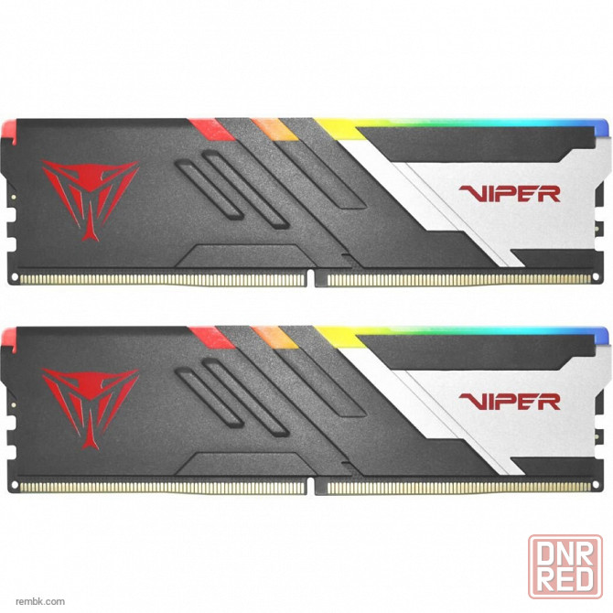 Оперативная память dimm patriot ddr5 2x32gb 5600mhz pvvr564g560c40k viper venom rgb rtl gaming pc5-44800 cl40 dimm 288-pin 1.35в kit с радиатором | Га Донецк - изображение 1