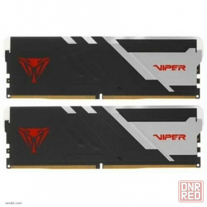 Модуль памяти ddr5 32gb (2*16gb) patriot memory pvvr532g620c40k viper venom rgb pc5-49600 6200mhz cl40 1.35v по доступной цене в макеевке днр | Гарант Донецк - изображение 1