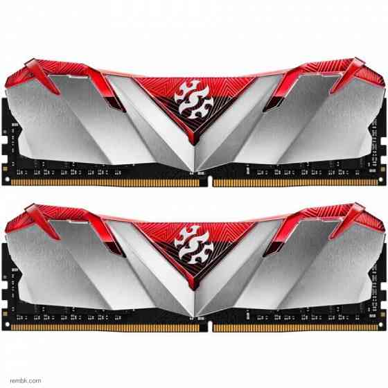 Модуль памяти adata 16gb (2 x 8gb) udimm, xpg gammix d30, 3200mhz cl16-20-20, 1.35v, красный радиатор в макеевке днр | Гарантия Донецк