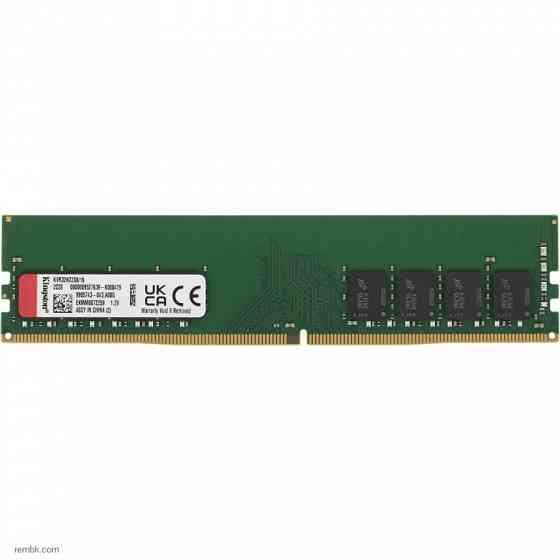 Память kingston fury dimm pc4-25600 kvr32n22s8/16, 16гб, 1.2 в в макеевке днр | Гарантия Донецк