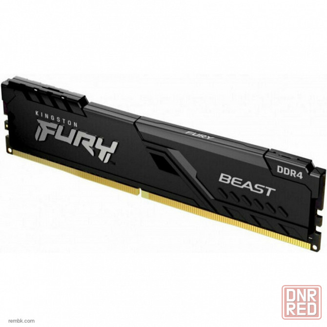 Оперативная память ddr4 kingston 8gb 3200 mhz pc-25600 fury beast black (kf432c16bb/8) в макеевке днр | Гарантия Донецк - изображение 1
