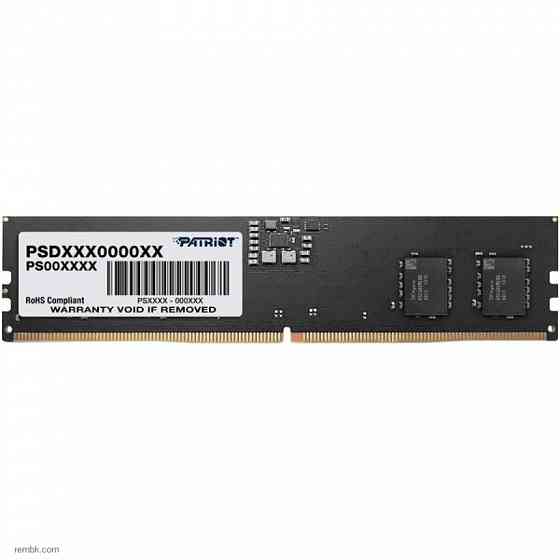 Оперативная память patriot memory sl 8 гб (8 гб x 1 шт.) ddr5 5200 мгц dimm cl42 psd58g520041 в макеевке днр | Гарантия Донецк