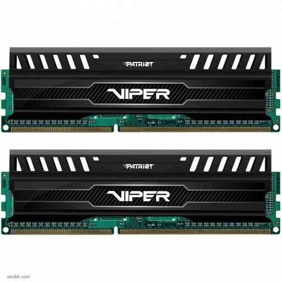 Оперативная память ddr3 patriot viper 3 - 2x 4gb, 1600 мгц, dimm, cl9 (pv38g160c9k) в макеевке днр | Гарантия Донецк
