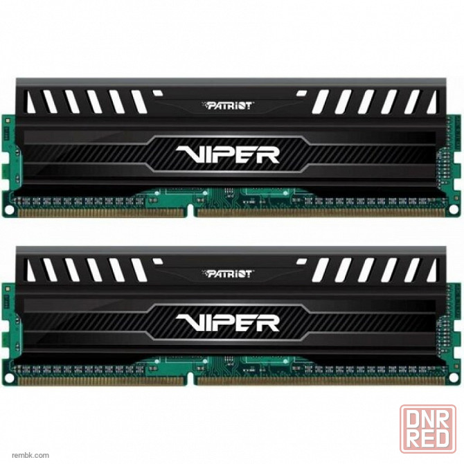 Оперативная память ddr3 patriot viper 3 - 2x 4gb, 1600 мгц, dimm, cl9 (pv38g160c9k) в макеевке днр | Гарантия Донецк - изображение 1