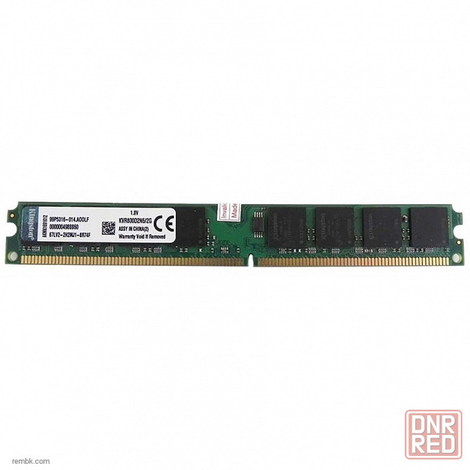 Оперативная память dimm ddr2 kingston 2 gb 800 мгц (kvr800d2n6/2g) б/у | Гарантия Донецк - изображение 1