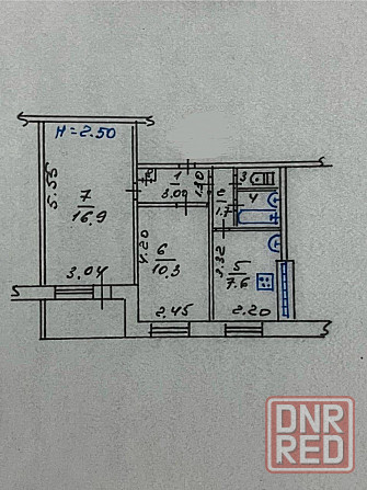 Продается 2к квартира по пр.Металлургов р.Эдельвейс Мариуполь - изображение 7