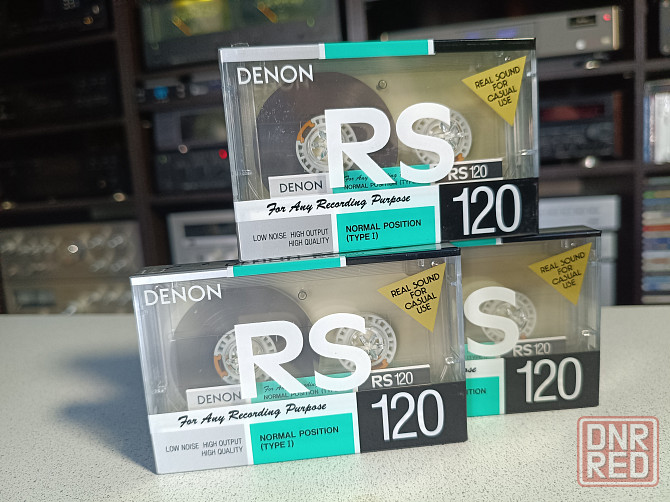 Запечатанные аудиокассеты Denon-RS120 Донецк - изображение 1