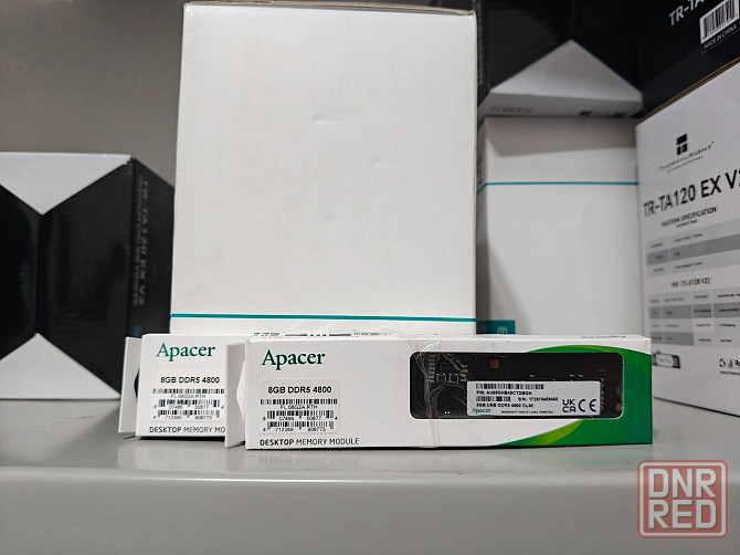 Оперативная память DDR5 Apacer AU08GHB48CTDBGH 16GB (kit 2x8) 4800MHz CL40 Донецк - изображение 1