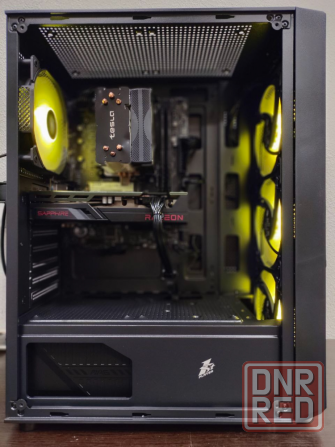 Игровой компьютер i3 12100F + RX 6600 Донецк - изображение 2