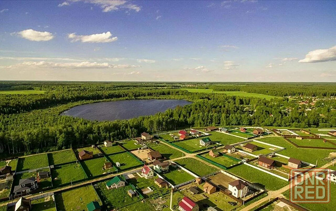 Продам дачный участок в Авдотьино, рядом водоем, роща, 20,5 соток, скважина Донецк - изображение 1