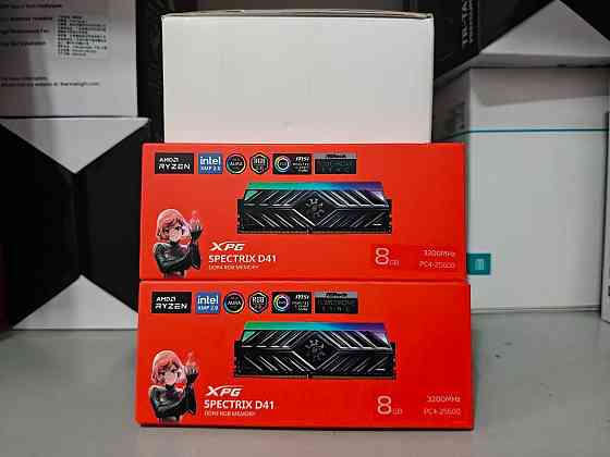 Оперативная память DDR4 Adata Spectrix D41 RGB 16GB (kit 2x8) 3200MHz Донецк