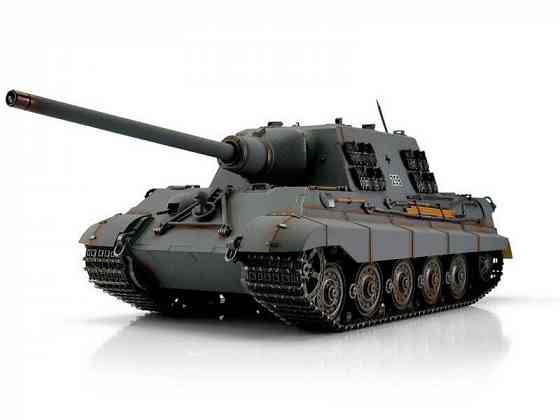 Радиоуправляемый танк torro Jagdtiger, башня henschel 1/16 откат ствола (для ик боя) V3.0 2.4g rtg Донецк