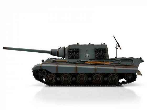 Радиоуправляемый танк torro Jagdtiger, башня henschel 1/16 откат ствола (для ик боя) V3.0 2.4g rtg Донецк