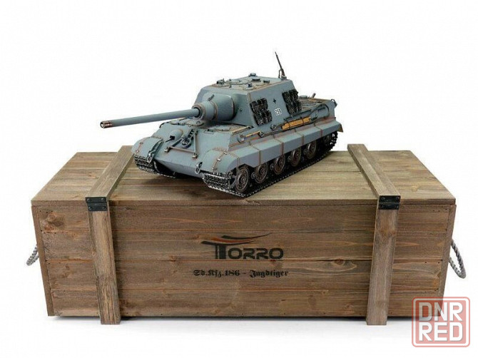 Радиоуправляемый танк torro Jagdtiger, башня henschel 1/16 откат ствола (для ик боя) V3.0 2.4g rtg Донецк - изображение 6