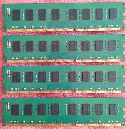 DDR3 16Gb 1333MHz для Socket 775 и выше - DDR3 4+4+4+4Gb - Обмен на 80шт нерабочей-ненужной озу - Донецк