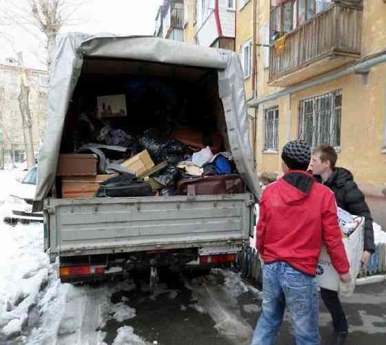 Вывоз строймусора. Грузчики. Переезды. Грузоперевозки Донецк