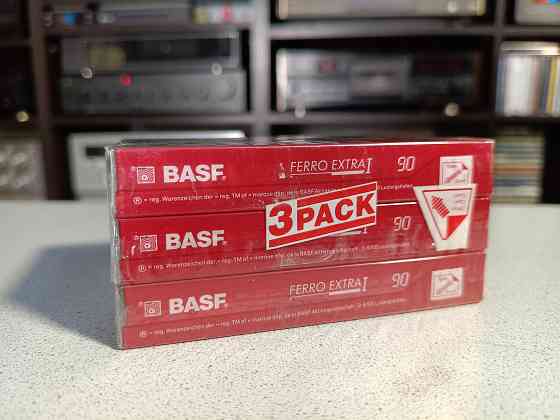 Запечатанные аудиокассеты Basf-Ferro Extra I-90. Донецк