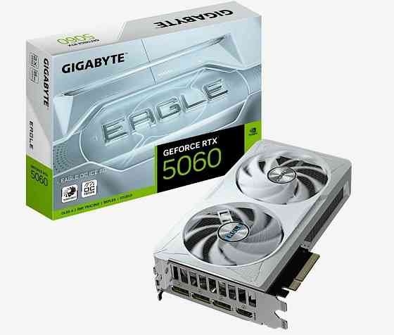 Видеокарта NVIDIA GeForce RTX 5060 (8GB GDDR7) Gigabyte Eagle OC Ice Донецк