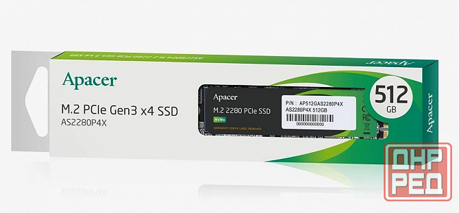 SSD M.2 NVME Apacer AS2280P4X 512Gb Донецк - изображение 1