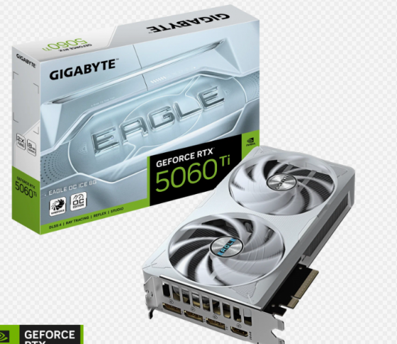 Видеокарта NVIDIA GeForce RTX 5060 Ti (16GB GDDR7) Gigabyte Eagle OC Ice Донецк