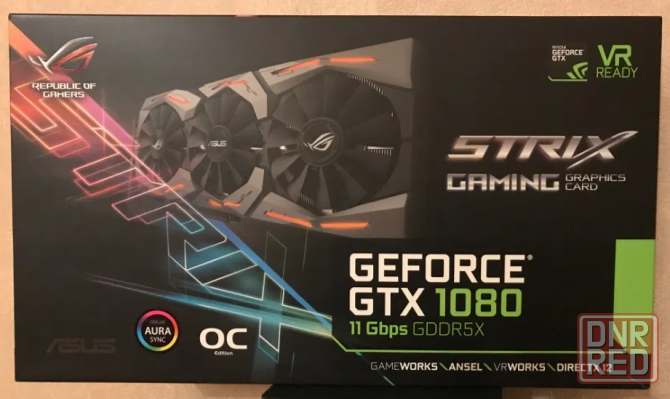 Видеокарта Asus ROG Strix 1080 OC Донецк - изображение 1