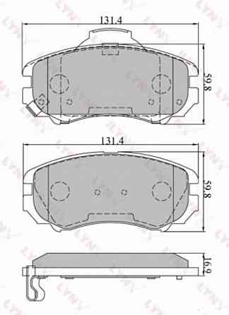 Тормозные колодки передние Chery T1C3501080 (Exeed, Omoda, Changan, Jetour) Донецк