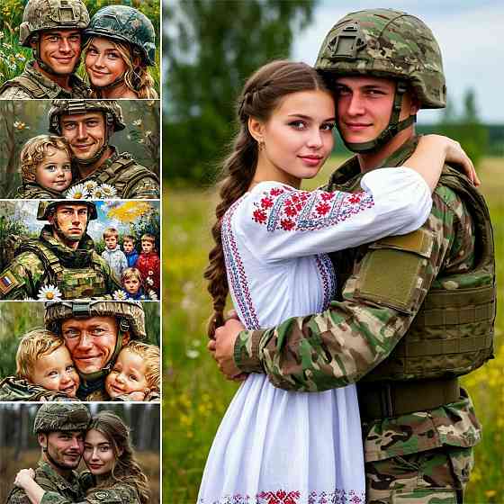 Патриотический образ в отрисовке Шахтерск